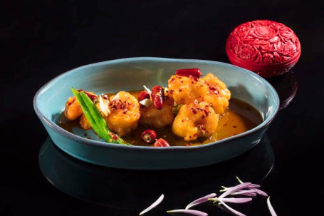 Běi Jīng Gōng Bào Xiā Qiú (6Zhī Deep-Fried Prawn In Chilli Sauce (6Pcs