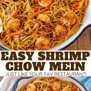 Chow Mein De Camarones