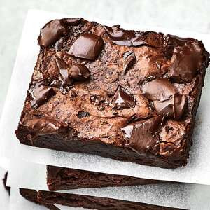 Brownie De Doble Trozo De Chocolate