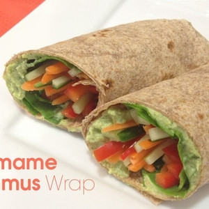 Wrap De Hummus De Edamame