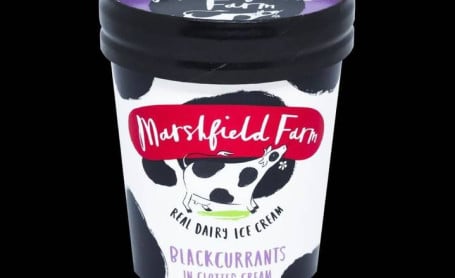 Blackcurrant In Clotted Cream Ice Cream