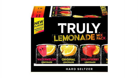 Truly Lemonade Hard Seltzer Puede Mezclar Paquete (12 Oz X 12 Ct)