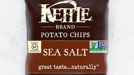 Patatas Fritas Con Sal Marina Kettle Brand, 1 Onza