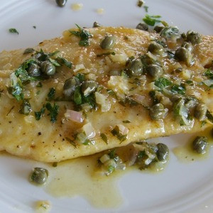 Salmón Piccata