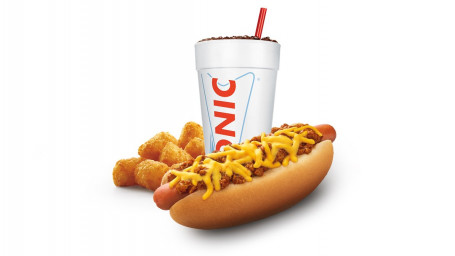 6. Premium Beef Hot Dogs: Chili Cheese Coney Combo