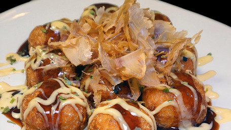 Takoyaki Zhà Zhāng Yú Shāo (12Pcs)