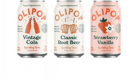 Olipop Sparkling Tonic Classic Root Beer