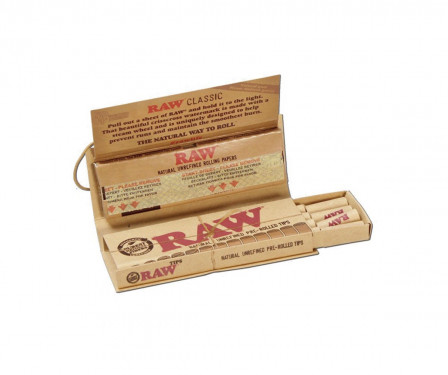 Raw Classic Kingsize Pre Rolling Tips