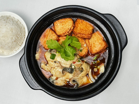 Dòu Fǔ Yú Tào Fàn Tofu And Fish Set Meal