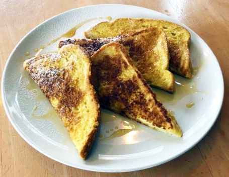 2 French Toast With Maple Syrup