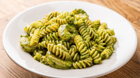 Fusilli Con Pesto E Gamberetti