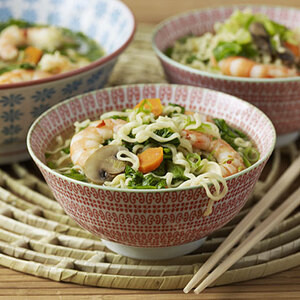 Sopa De Fideos Con Camarones