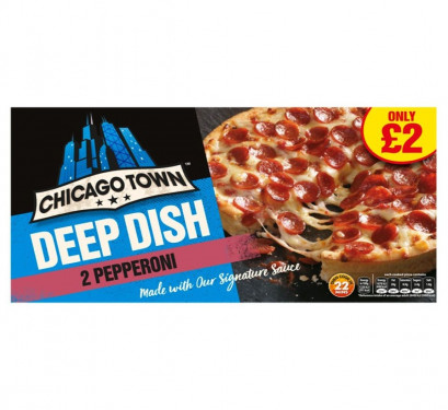 Chicago Town Deep Dish 2 Pepperoni 320G