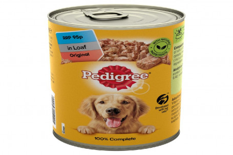 Pedigree Adult Wet Dog Food Tin Original In Loaf 400G