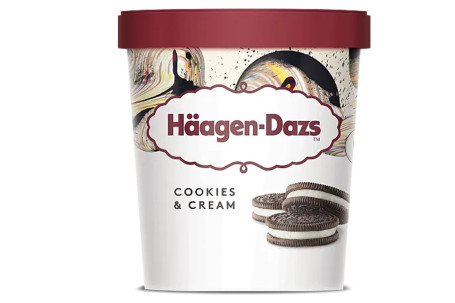 460Ml Tub Of Cookies Cream Ice Cream