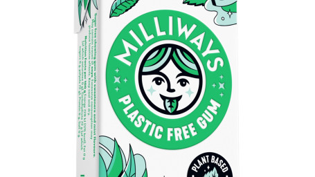 Milliways Plastic Free Gum Mighty Mint