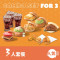 Zì Xuǎn3Rén Tào Cān Burger Set Combo For 3