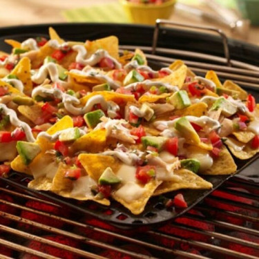 Nachos De Pollo A La Parrilla