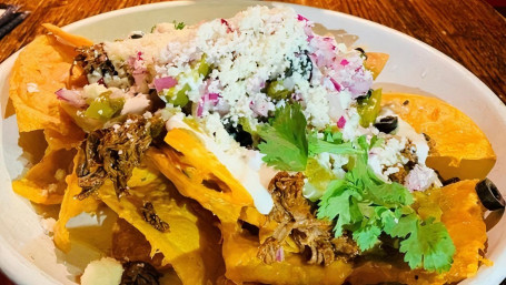 Short Rib Barbacoa Nachos