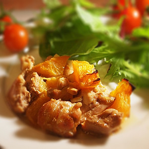 Pollo Con Cáscara De Naranja