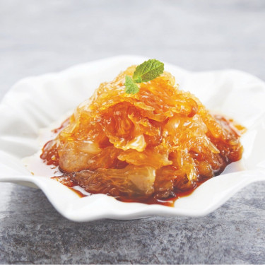 Cù Jiàng Hǎi Zhē Tóu Jellyfish In Soy Sauce Vinegar