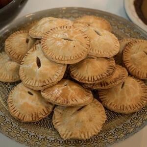 Trozos De Pastel De Manzana