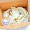 Steamed Veggie Gyoza with Soy Sauce (6pcs) (V)