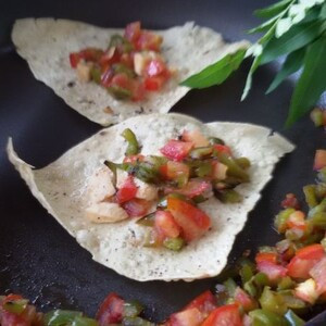 Queso Masala Papad