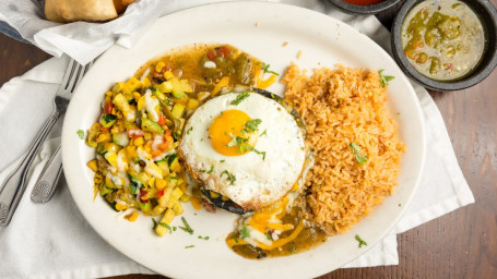 Blue Corn Stacked Enchiladas