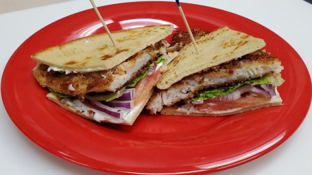 Mediterranean Fish Sandwich