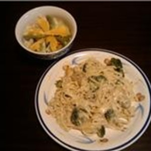 Pollo Y Brócoli Alfredo