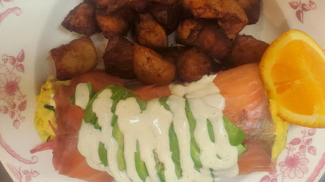 King Smoke Salmon Tartine