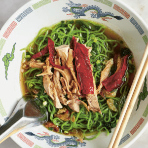 Sopa De Pato Asado Con Fideos