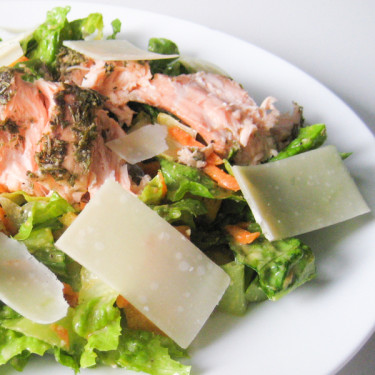 Ensalada César Con Salmón