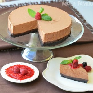 Pastel De Mousse De Chocolate Triple