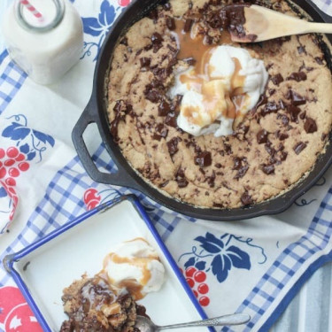 Sartén De Galleta De Caramelo Salado