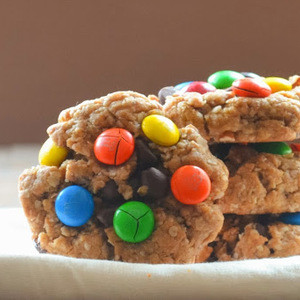 Galleta Monstruo Consciente Del Gluten Con Nueces