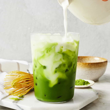 Latté Helado De Té Verde