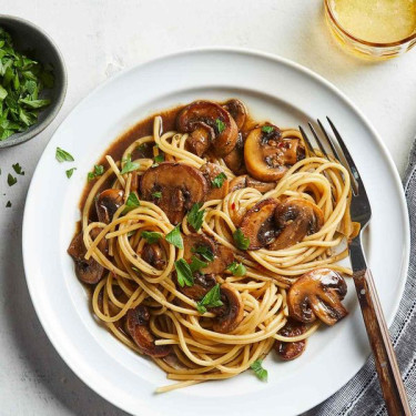 Pasta Con Champiñones