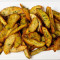 Potato Wedges With Fresh Dill And Garlic Small