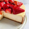 Rebanada De Tarta De Queso Con Fresas