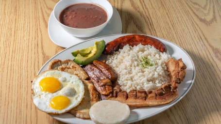 Bandeja Paisa Colombian With Steak