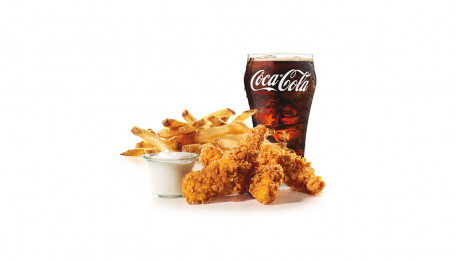 Chicken Tenders Hand-Breaded (3) Large Combo