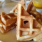 Peanut Butter Condensed Milk Waffle