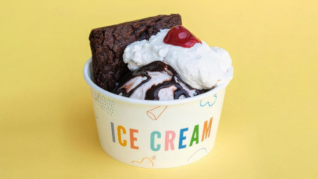 Warm Brownie Sundae Kit For 4