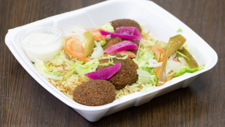 Falafel On Green Salad