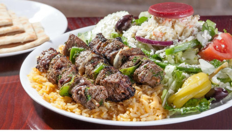 Dinner Steak Skewers (Souvlaki)