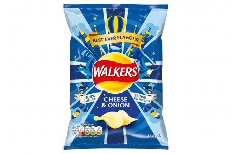 Walkers Cheese And Onion Crisp 65G