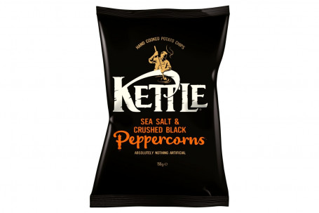 Kettle Reg; Sea Salt Crushed Black Peppercorns 80G