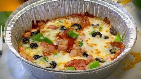 Pizza En Una Sartén (Keto) (La Cena Es Más Fácil, Feed 2-3)